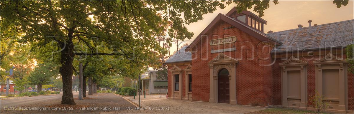 Peter Bellingham Photography Yakandah Public Hall - VIC (PBH4 00 13077)